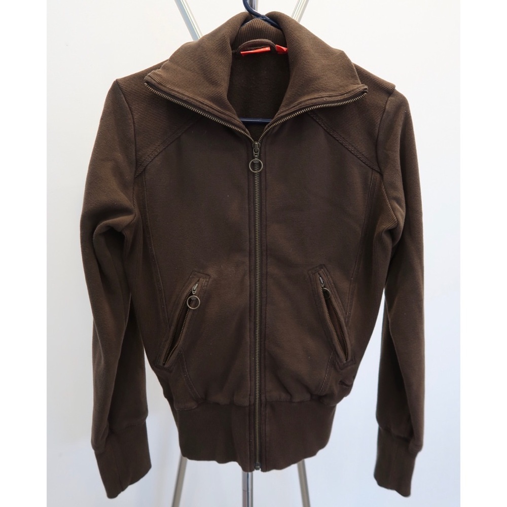 Olive Puma Sweat-jacket